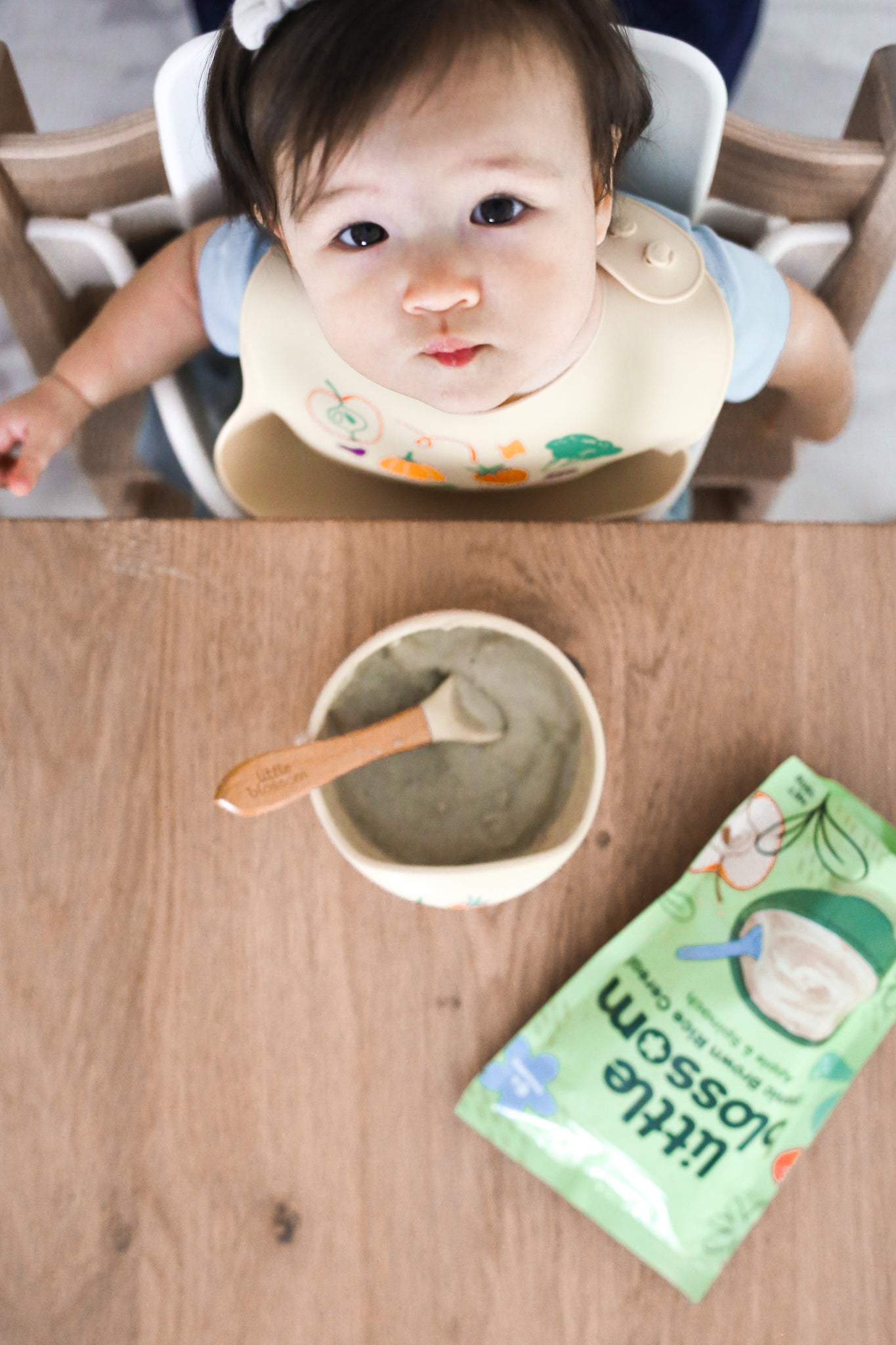Organic Brown Rice Cereal | Apple & Spinach