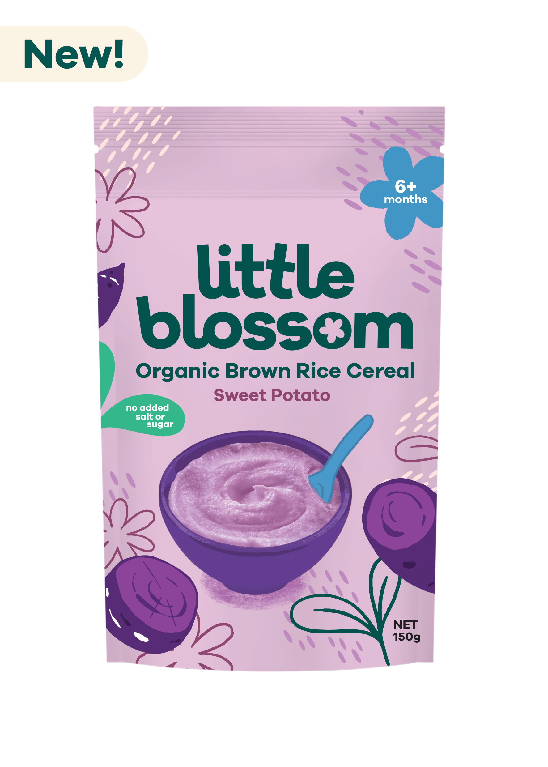 Organic Brown Rice Cereal | Sweet Potato