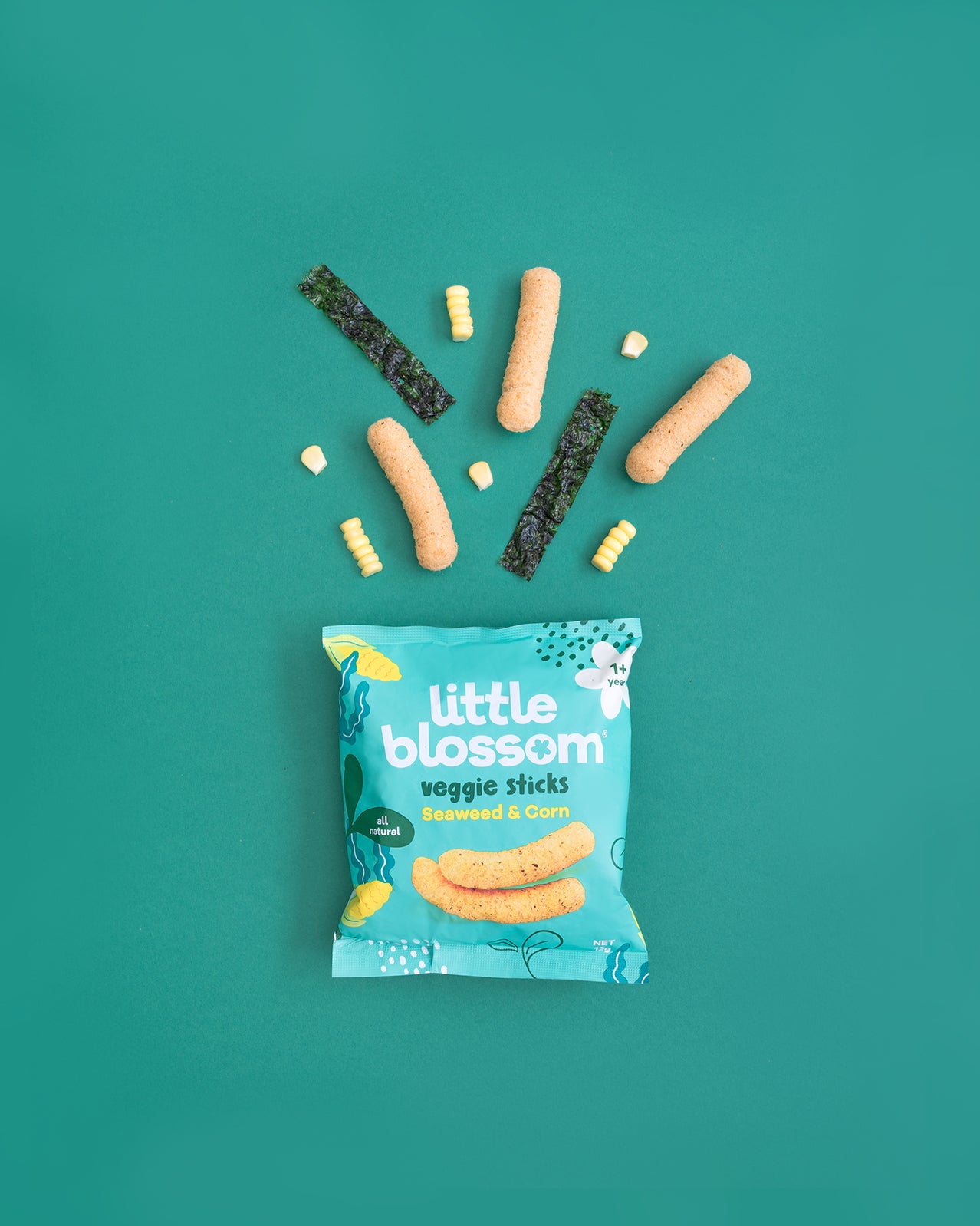 Veggie Sticks - Seaweed & Corn (Bundle of 6)