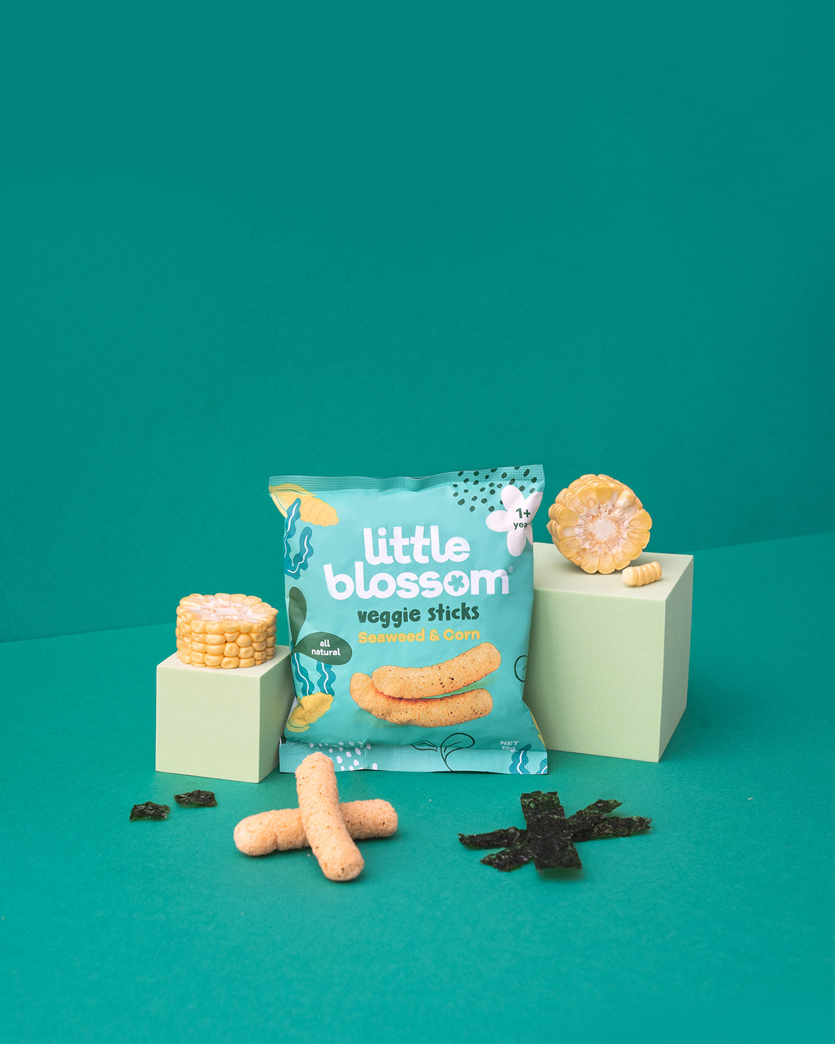 Veggie Sticks - Seaweed & Corn (Bundle of 6)