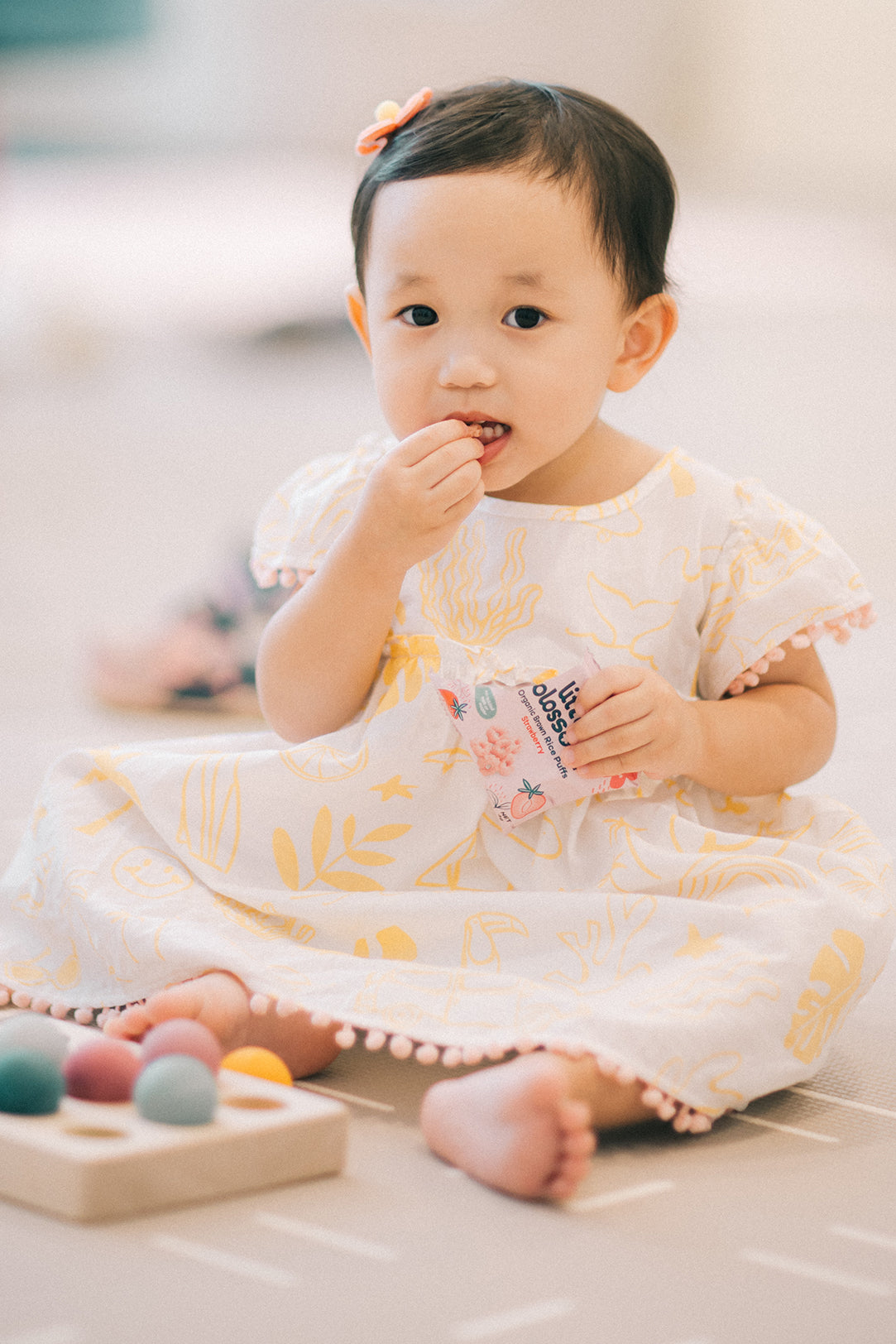 Mini Organic Strawberry Puffs (Bundle of 10 packs)