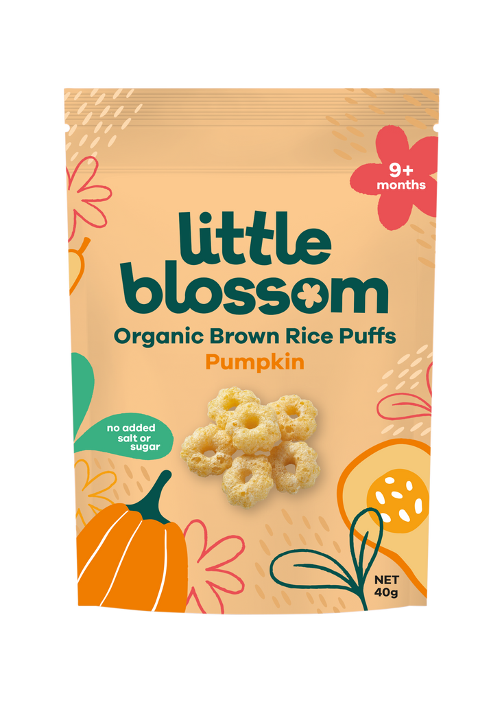 Organic Brown Rice Puffs | Pumpkin