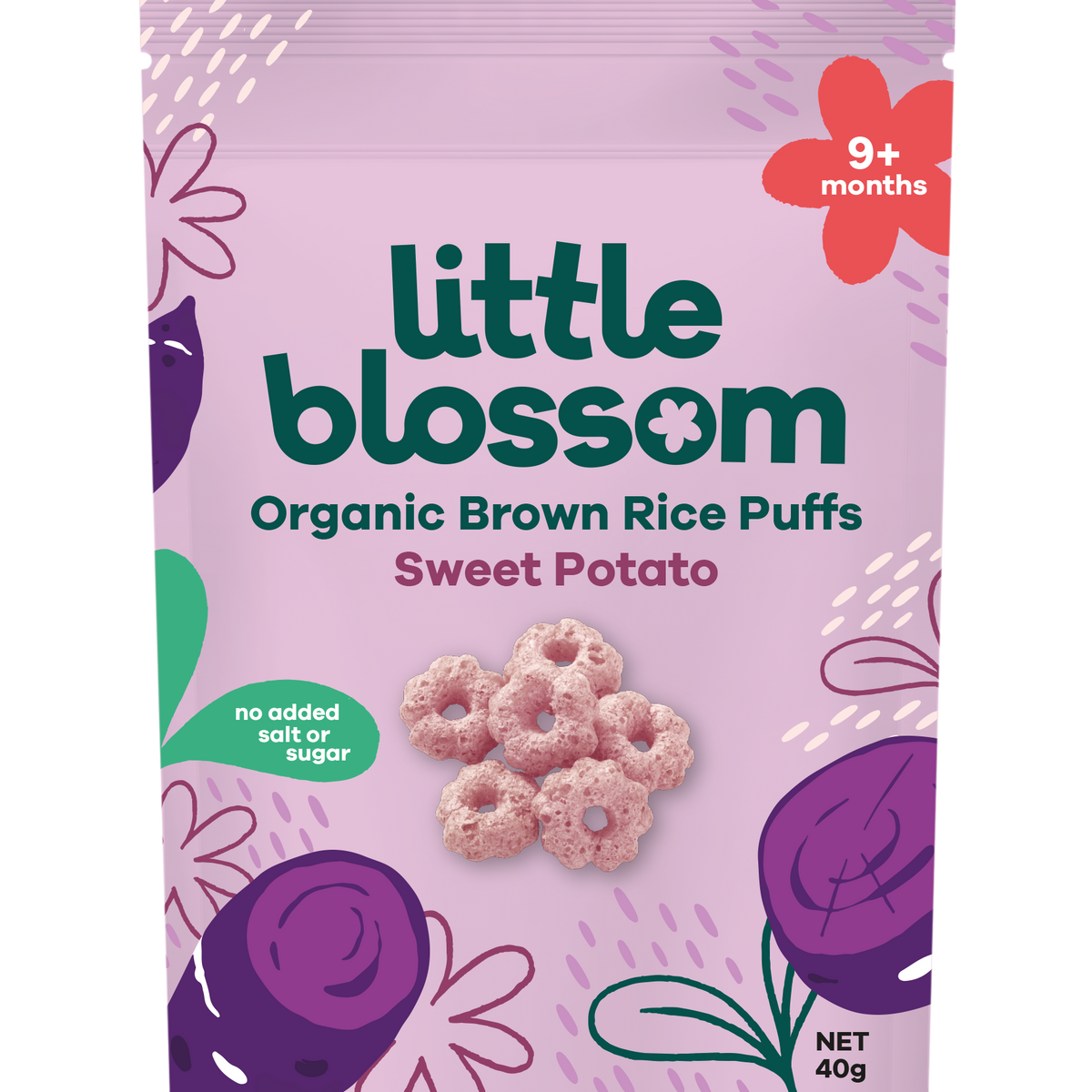 Baby puffs without sales sugar