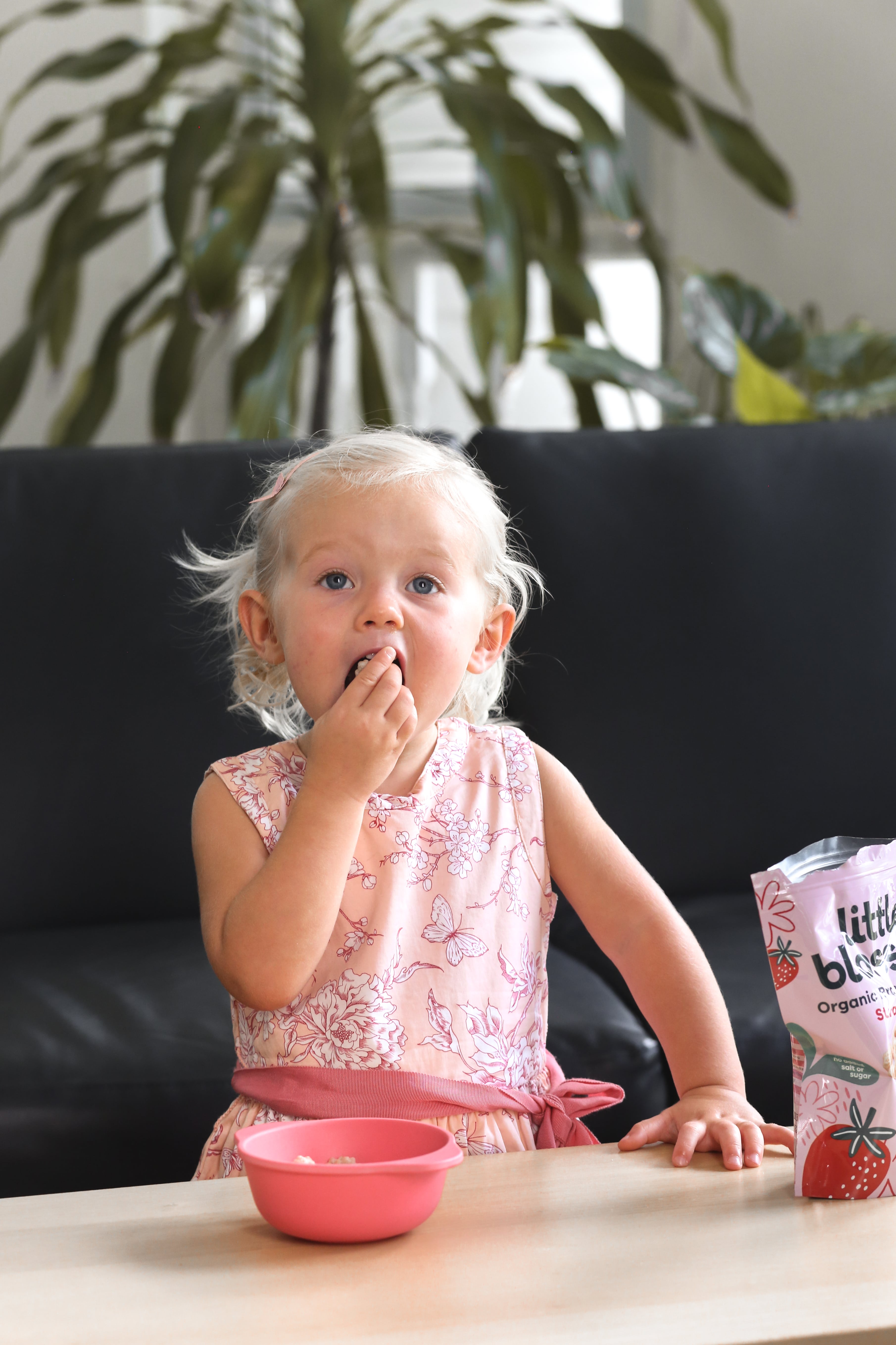 Little Blossom puffs, perfect first finger food