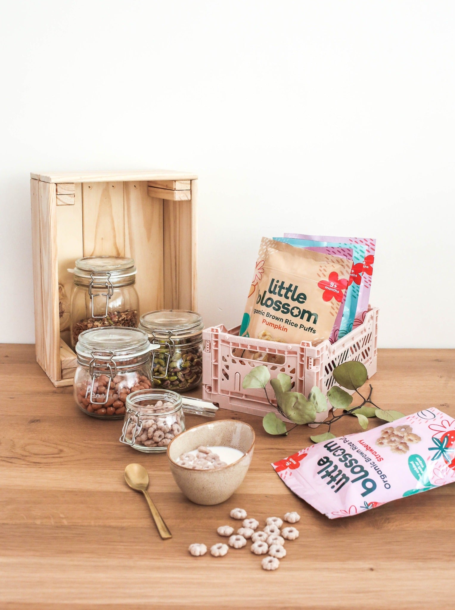 Little Blossom Puffs x Aykasa Crate Gift Set